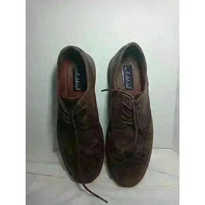Arkbird Men’s Oxford Tan Brown‎ Leather Casual Sneaker Low Top Shoes Size 8